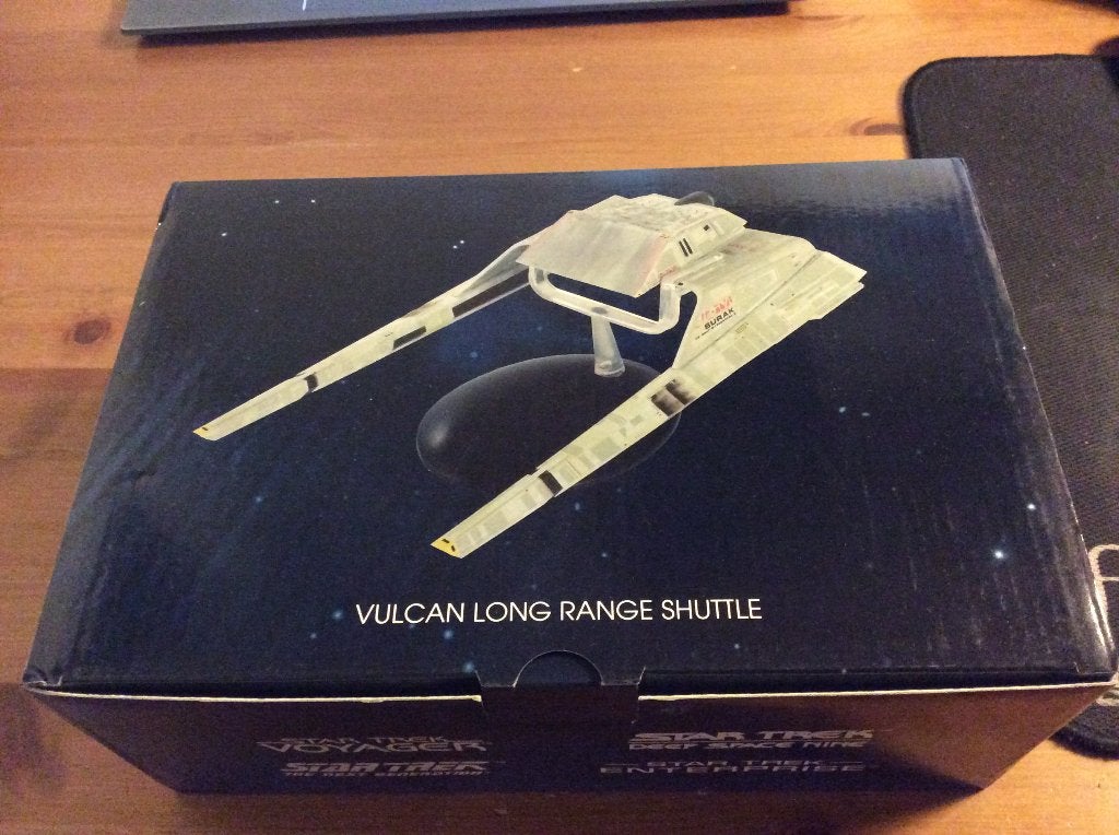 Star Trek Vulcan Long Range shuttle Collector's Model. Nieuw, Ophalen of Verzenden, Nieuw, Tv, Beeldje, Replica of Model