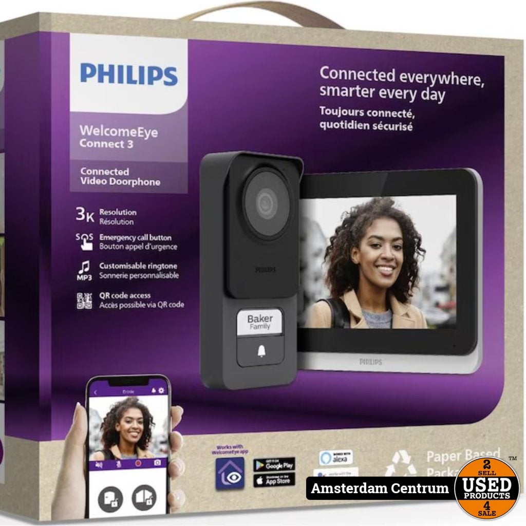 Philips WelcomeEye Connect 3 Videodeurbel - Nieuw, Philips, Gebruikt, Support@philips.com, Philips Center
Amstelplein 2
1096 BC Amsterdam
Netherlands