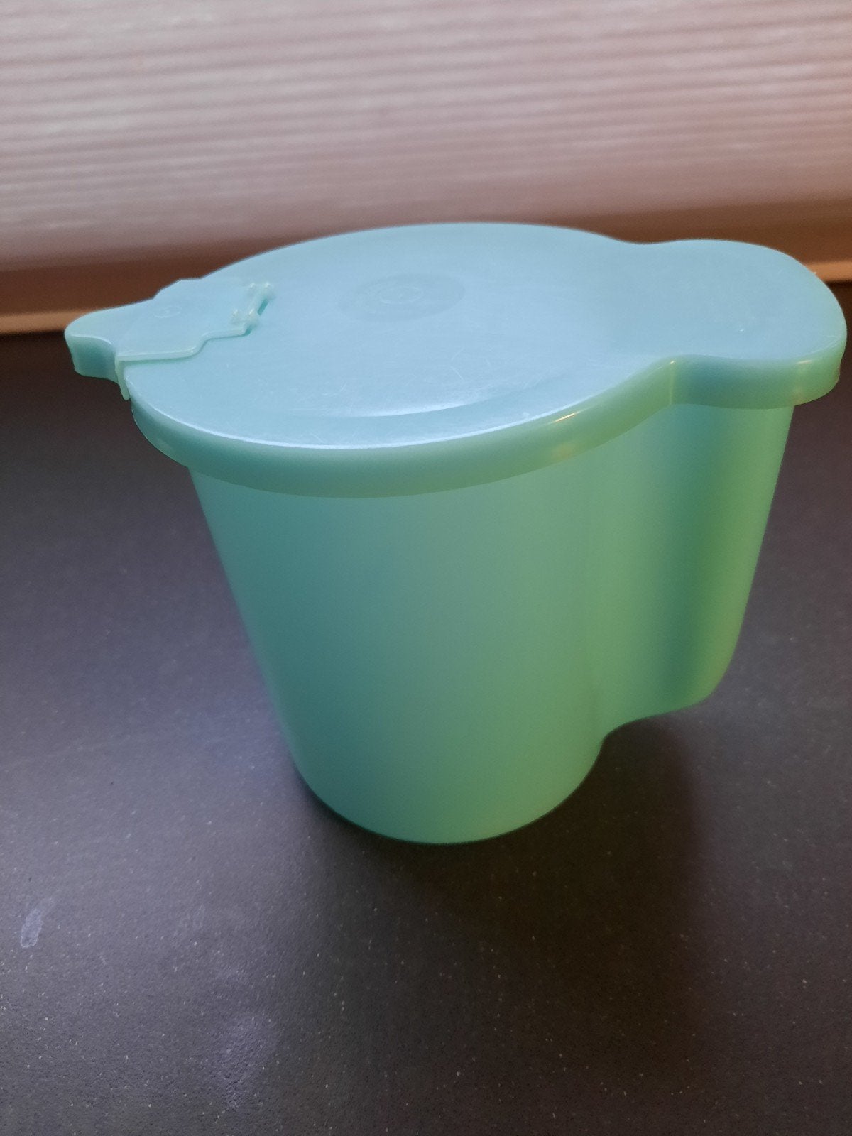 Schenkkan vintage 1 liter, Ophalen of Verzenden, Blauw, Beker of Kan