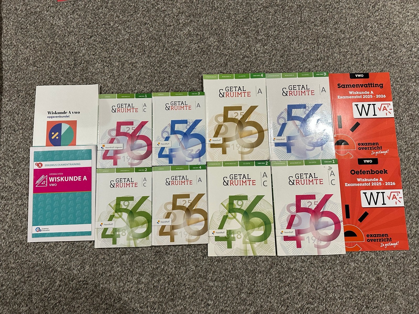 VWO Wiskunde A boeken (ook apart te koop), Ophalen of Verzenden, Zo goed als nieuw, VWO, Wiskunde A