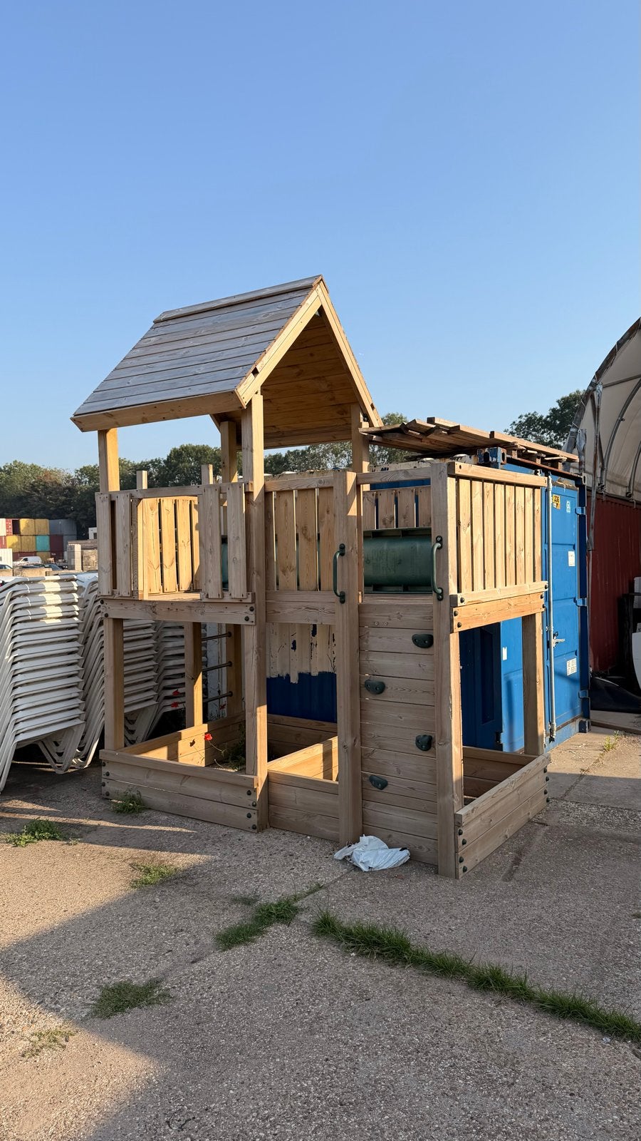 Professioneel Houten Speelhuis voor Kinderen, Kinderen en Baby's, Speelgoed | Buiten | Speelhuisjes, Ophalen, Gebruikt, Hout