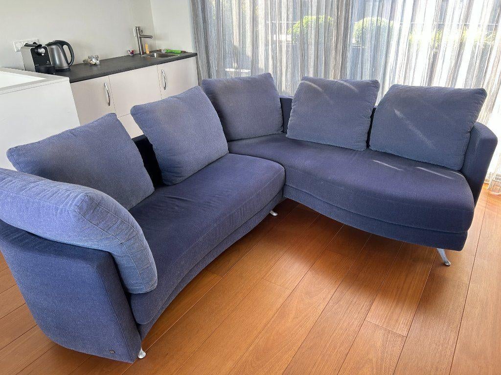 Rolf Benz hoekbank, Ophalen, Gebruikt, Stof, Modern gevormde design hoekbank van Rolf Benz