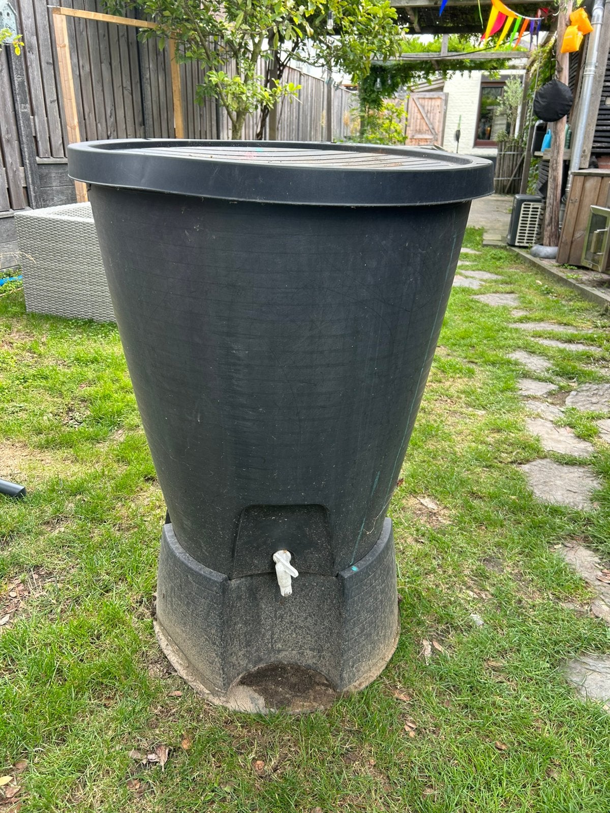 Grote regenton, 150 liter of meer, Ophalen, Gebruikt