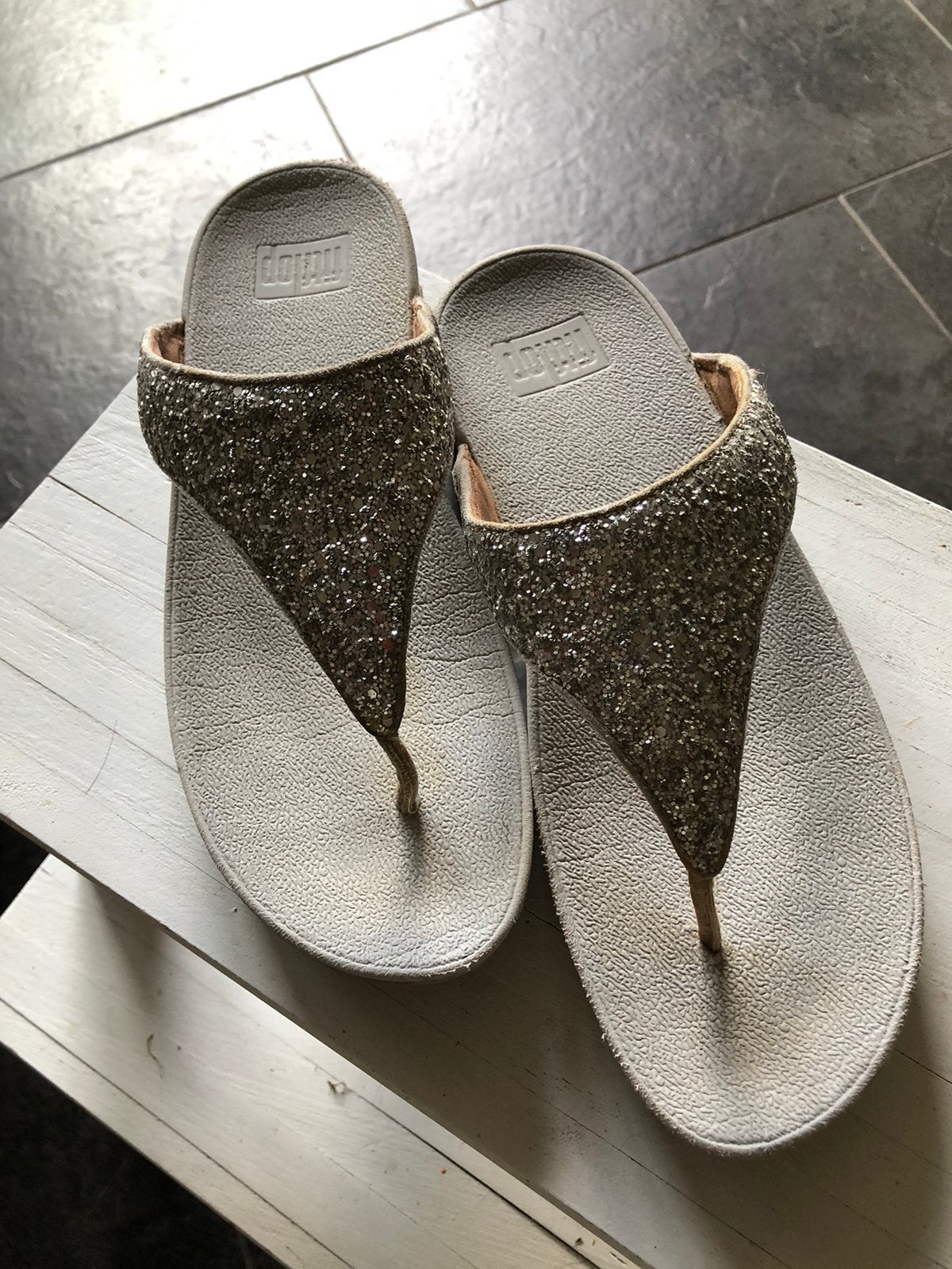 FITFLOPS maat 42, Grijs, Gedragen, Ophalen, Slippers