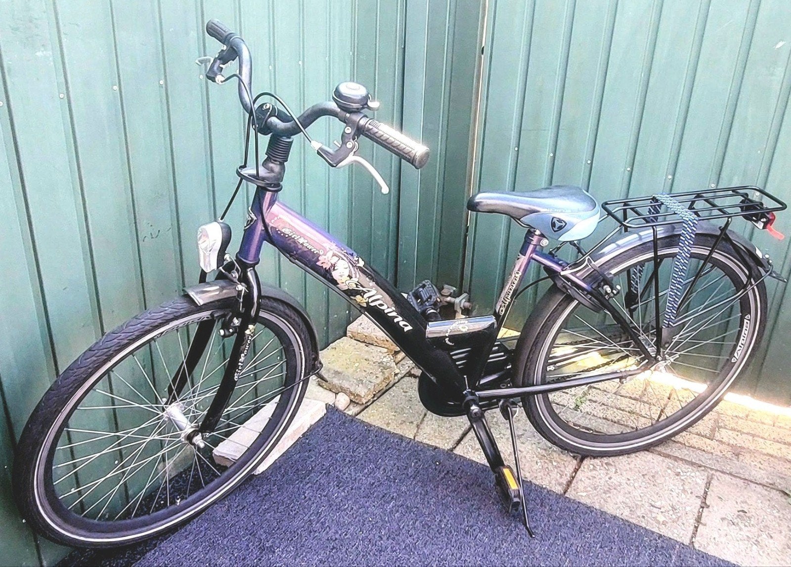 Meisjesfiets-26 inch.Alpina Girlpower + dubbele fietstassen, Fietsen en Brommers, Fietsen | Meisjes, Alpina Girlpower, Ophalen