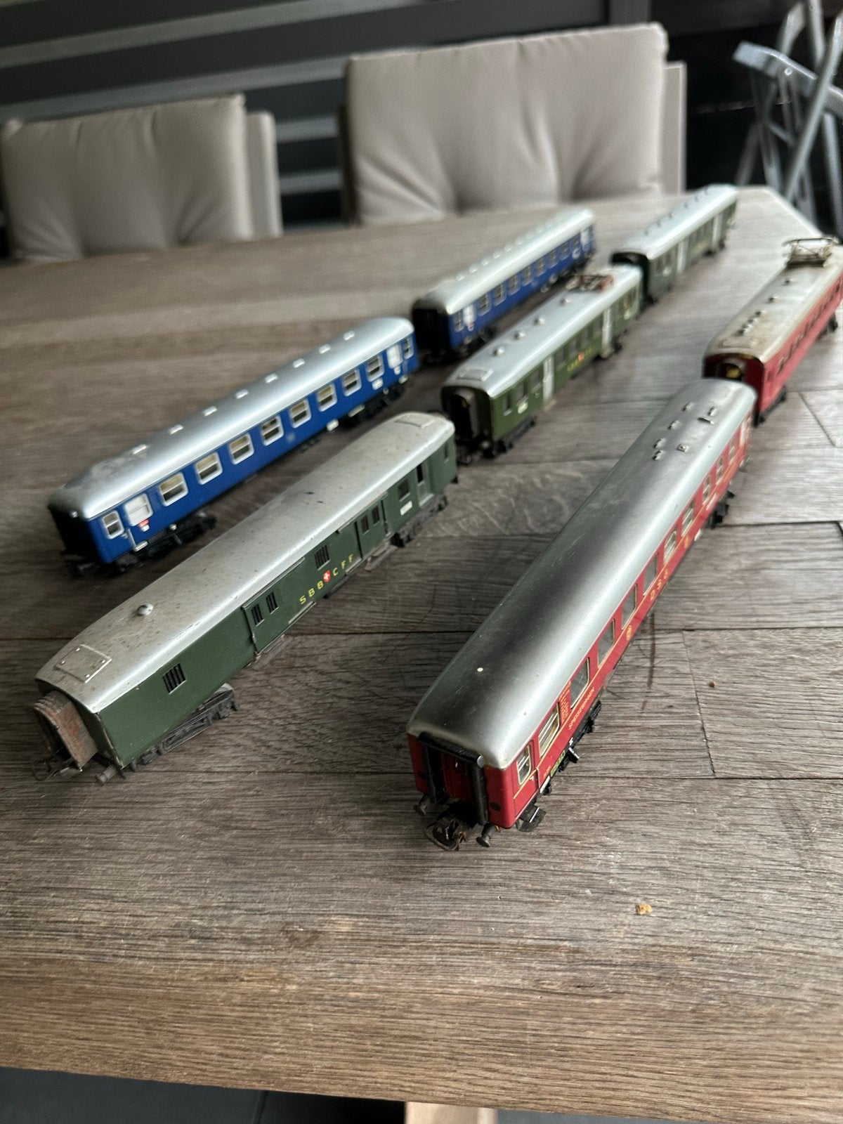 Märklin Treinwagons (7 stuks) - Diverse modellen, Wisselstroom, Ophalen of Verzenden, Märklin, Gebruikt