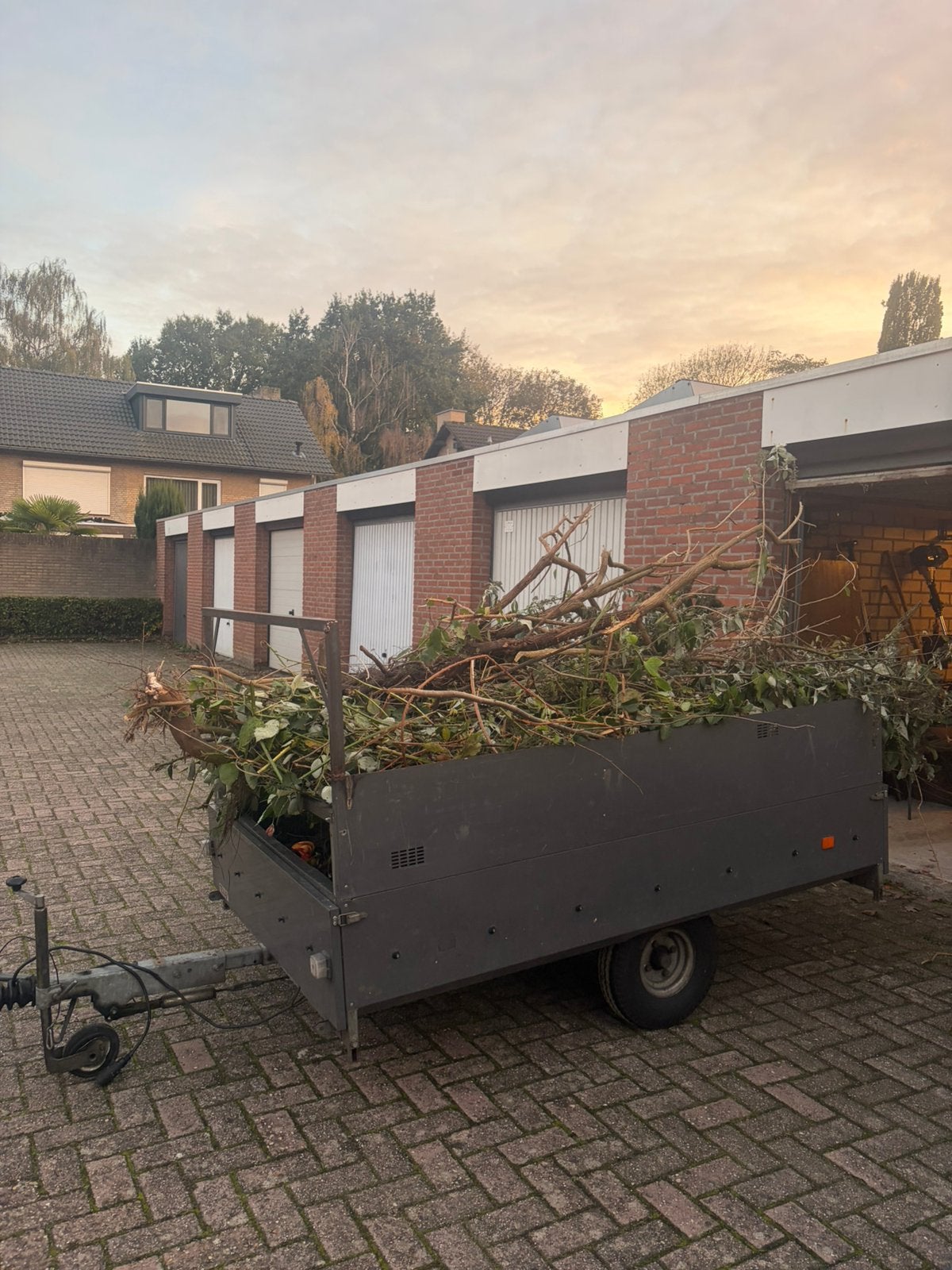 Aanhanger enkelas ongeremd, 100 liter of meer, Ophalen, Zo goed als nieuw, Transportkar