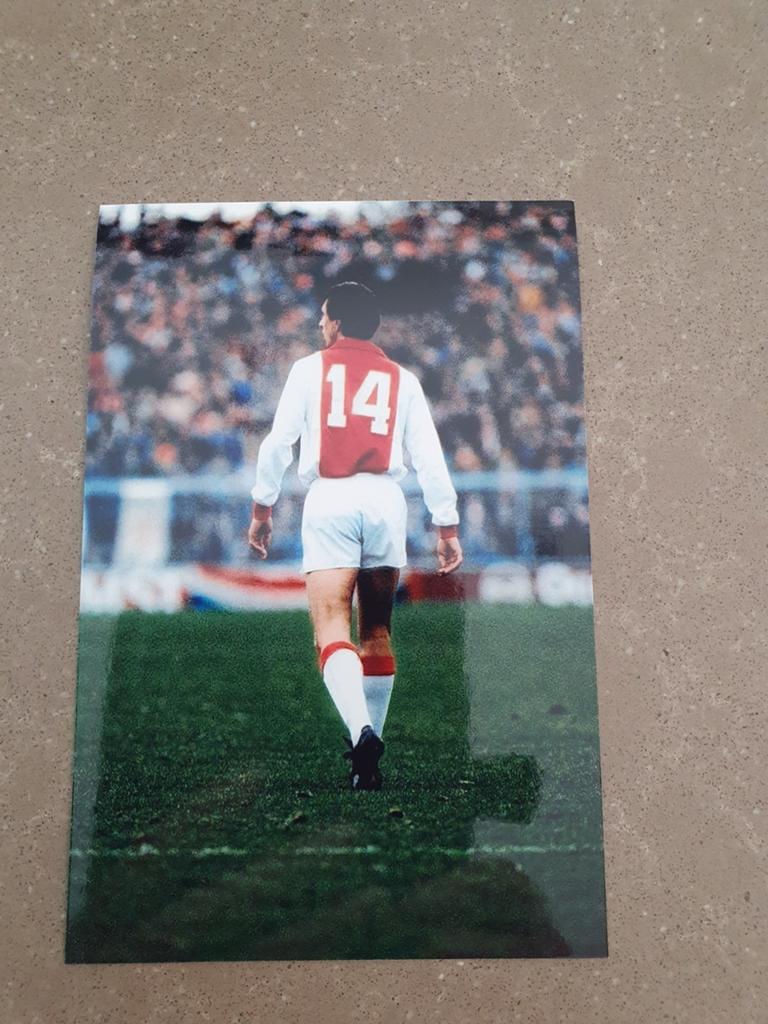 Johan Cruijff Ajax, Ophalen of Verzenden, Zo goed als nieuw, Ajax, Poster, Plaatje of Sticker