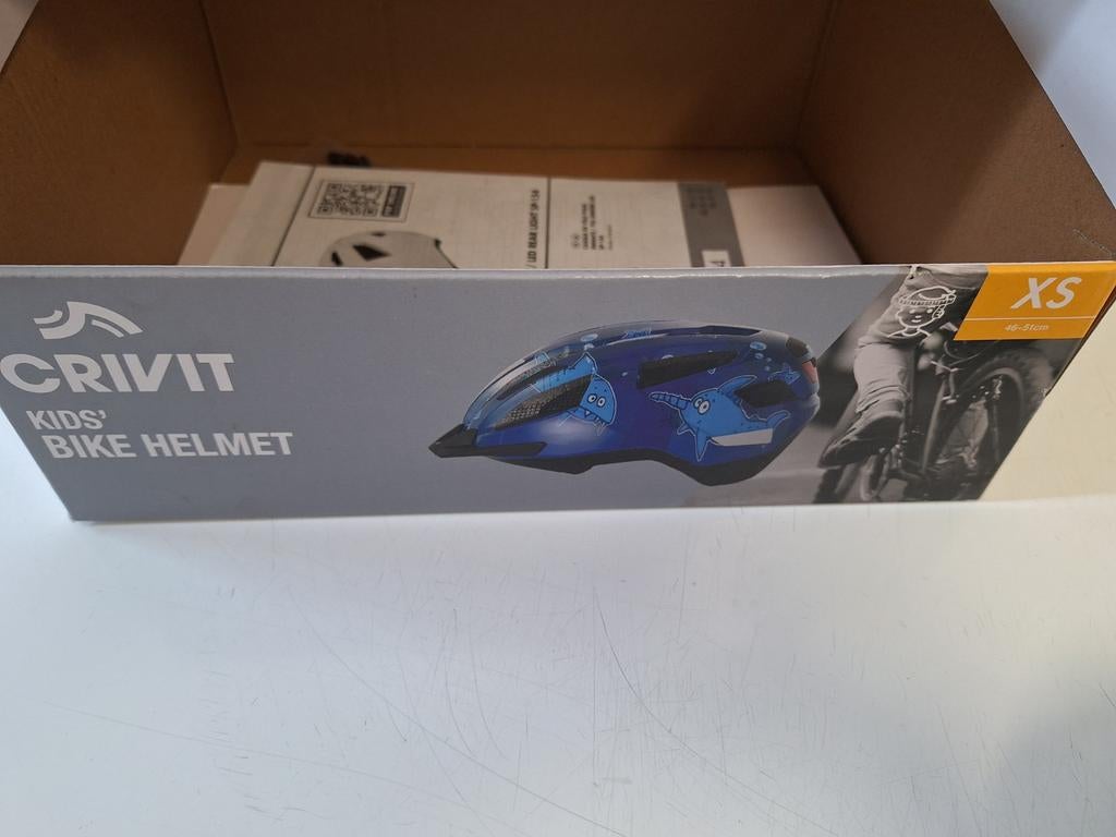 Kinder fiets helm, Jongen of Meisje, Zo goed als nieuw, Crivit, Ophalen