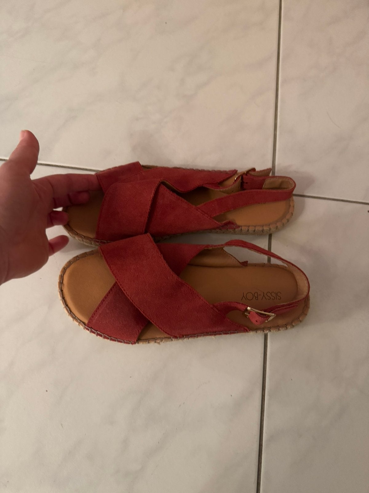 Sandalen suede sissy boy mt 40, Overige kleuren, Nieuw, Sandalen of Muiltjes, Ophalen of Verzenden
