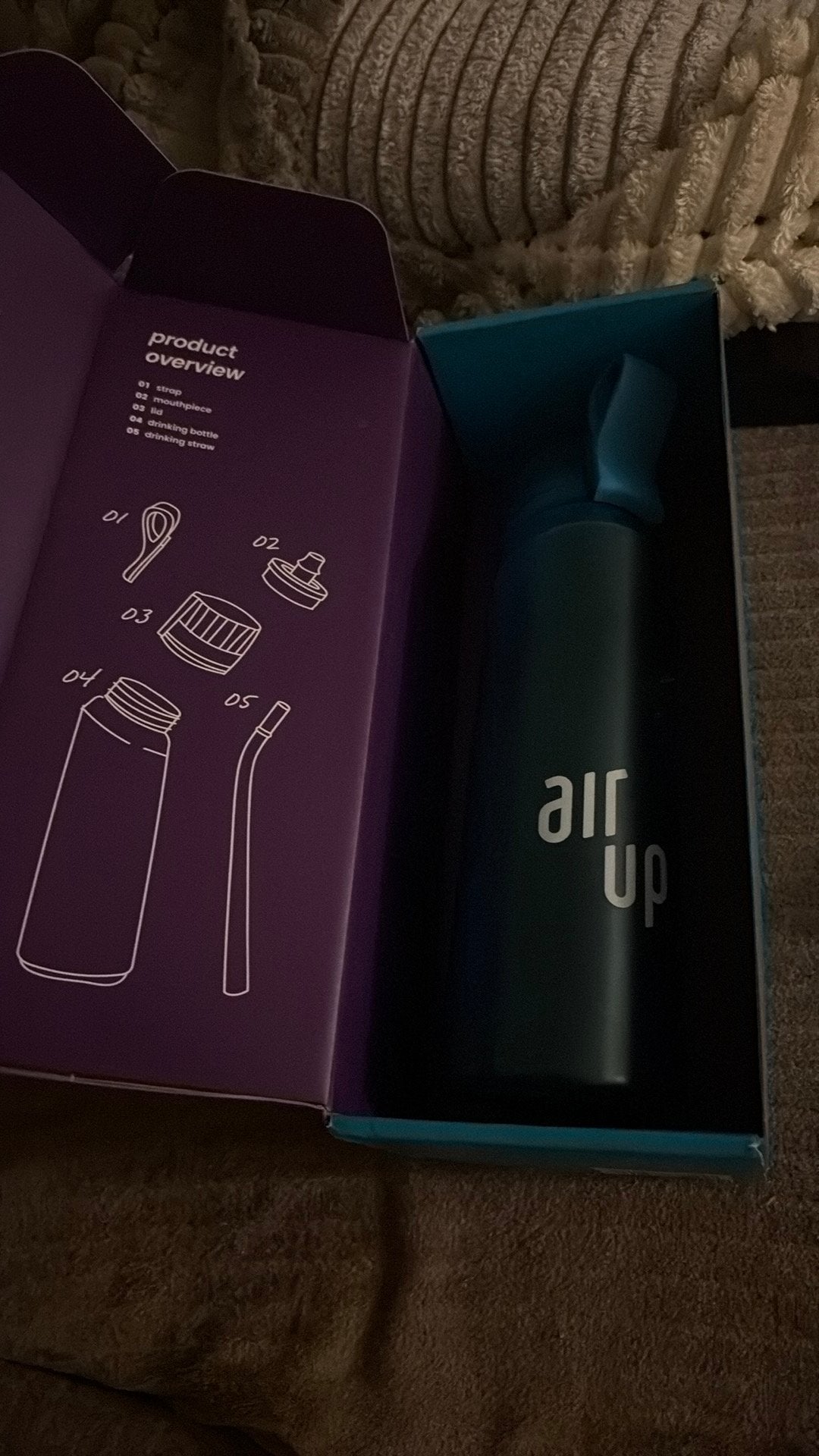 Air up, Ophalen, Zo goed als nieuw, Zwart, Gehele gezicht