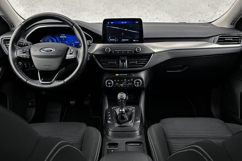 Ford FOCUS Wagon 1.0 EcoBoost Hybrid | Trekhaak | Digitaal d, Auto's, Ford, Stof, Gebruikt, Adaptive Cruise Control, Origineel Nederlands