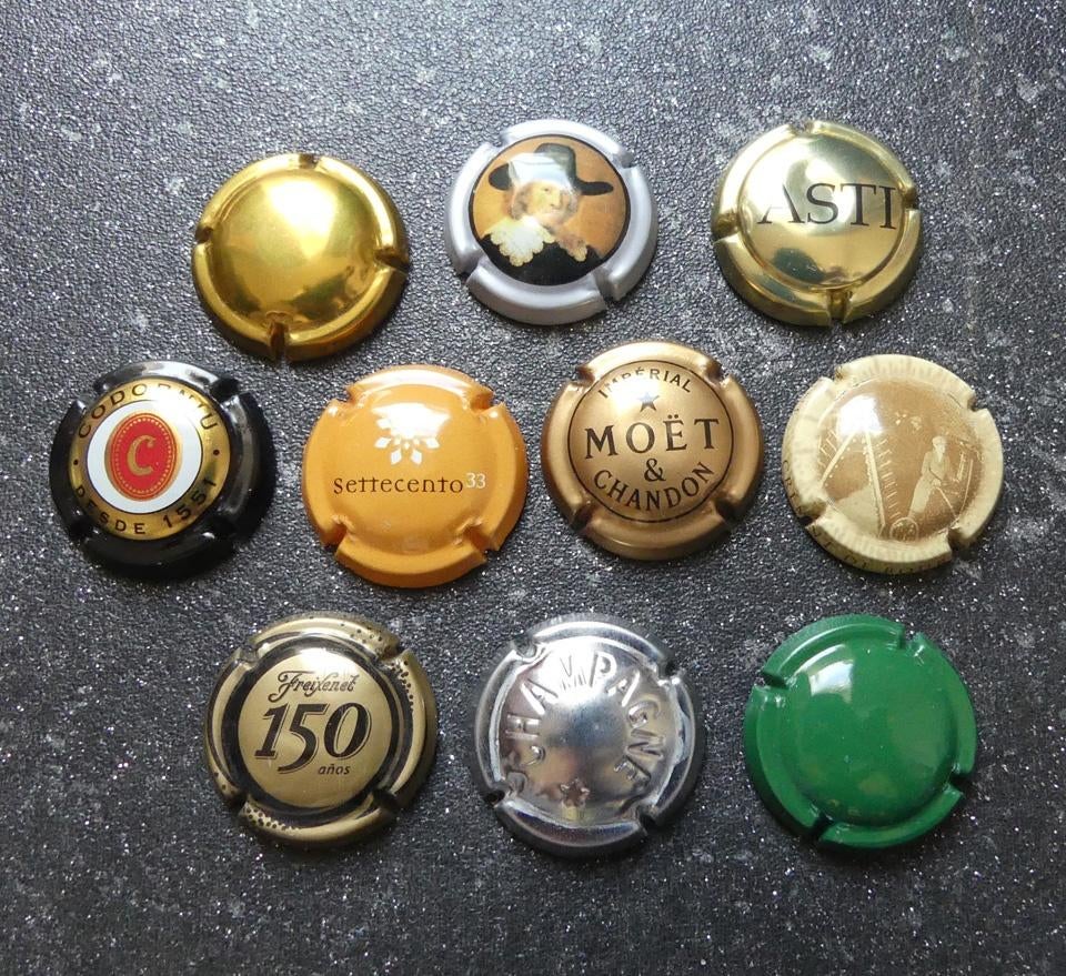 Champagnecapsules muselets champagne capsules, Verzamelen, Ophalen of Verzenden, Zo goed als nieuw, Gebruiksvoorwerp