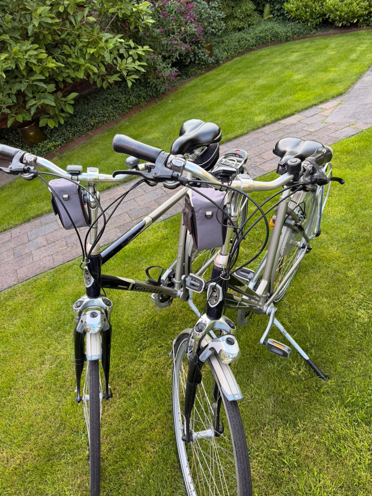 2x Gazelle Fuente Goldline set 53cm en 61cm Deore LX, Ophalen, 53 tot 56 cm, Zo goed als nieuw, Meer dan 20 versnellingen