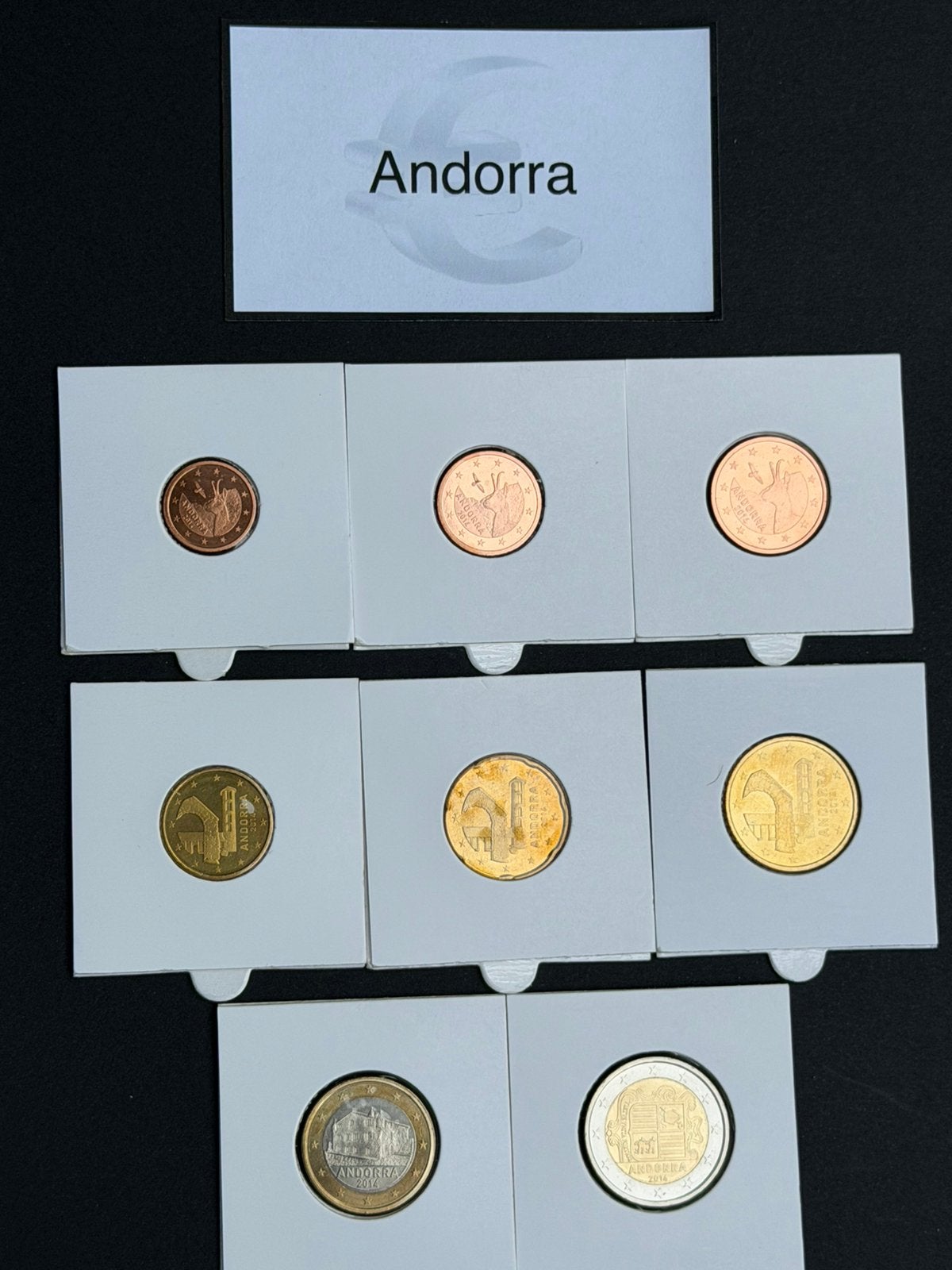 Andorra 2014 unc, Postzegels en Munten, Munten | Europa | Euromunten, Ophalen of Verzenden, Overige landen, Overige waardes