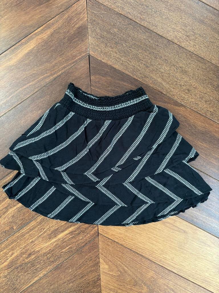 Dante6 Zwarte Viscose Rok Maat 1 / XS, Kleding | Dames, Rokken, Zwart, Ophalen of Verzenden, Zo goed als nieuw, Maat 34 (XS) of kleiner