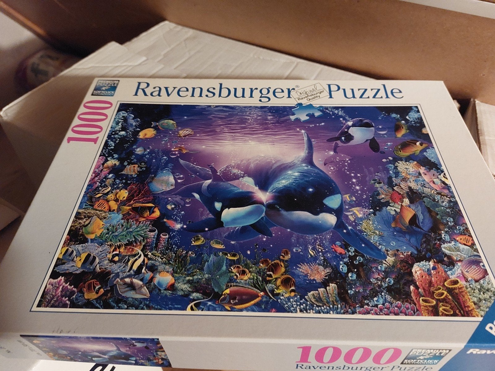 Puzzel orka's, Ophalen of Verzenden, 500 t/m 1500 stukjes, Zo goed als nieuw, Legpuzzel