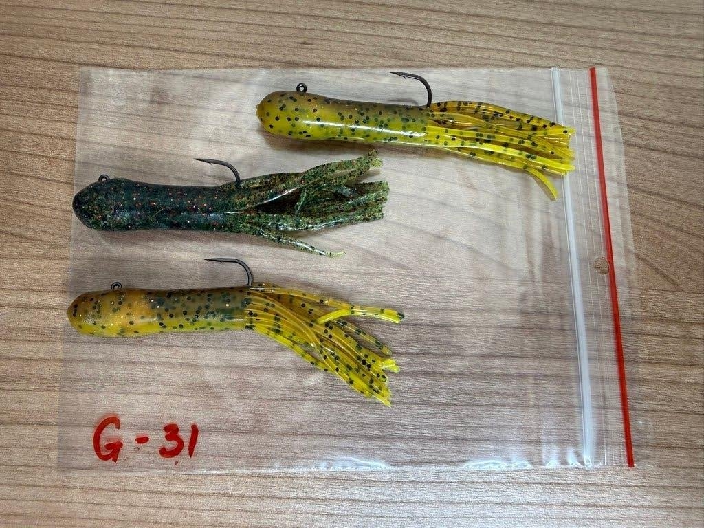 3x Tube Softbaits Creature Baits 8-10cm Roofvis Kunstaas, Watersport en Boten, Overige typen, Ophalen of Verzenden, E, E