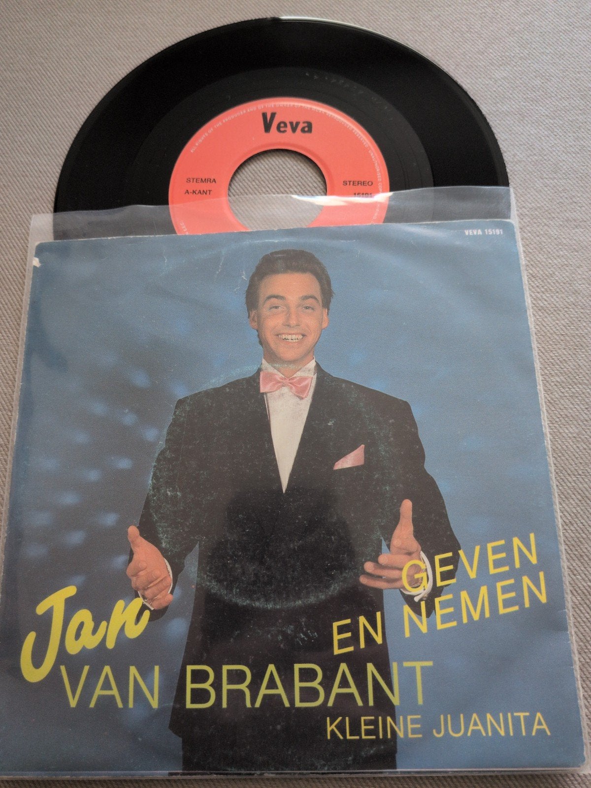 Jan Van Brabant – Geven En Nemen / Kleine Juanita, Ophalen of Verzenden, Zo goed als nieuw, Overige formaten