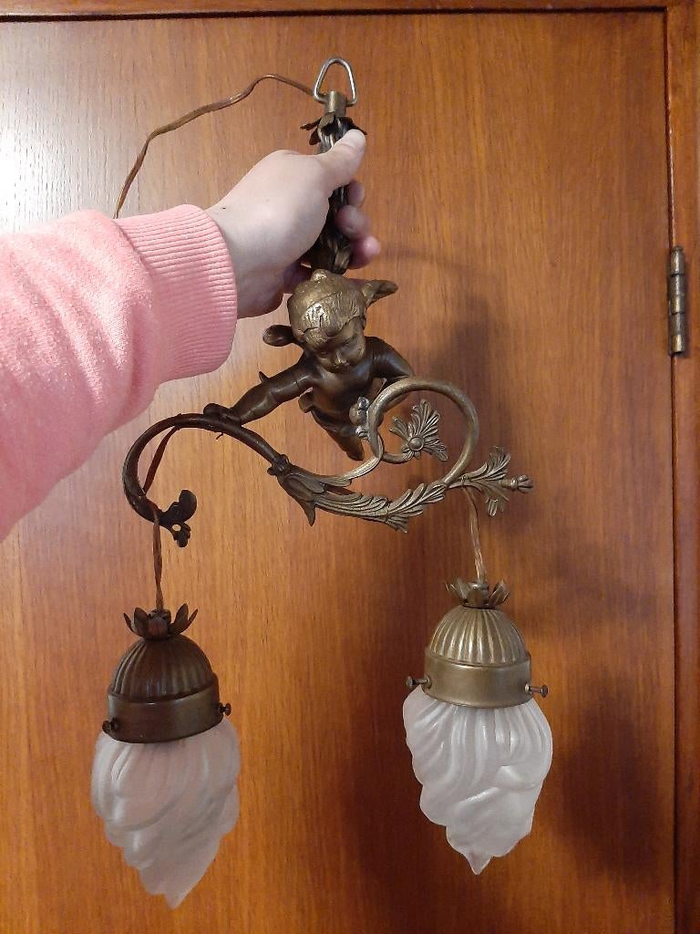 Hanglamp engeltje, Antiek en Kunst, Ophalen