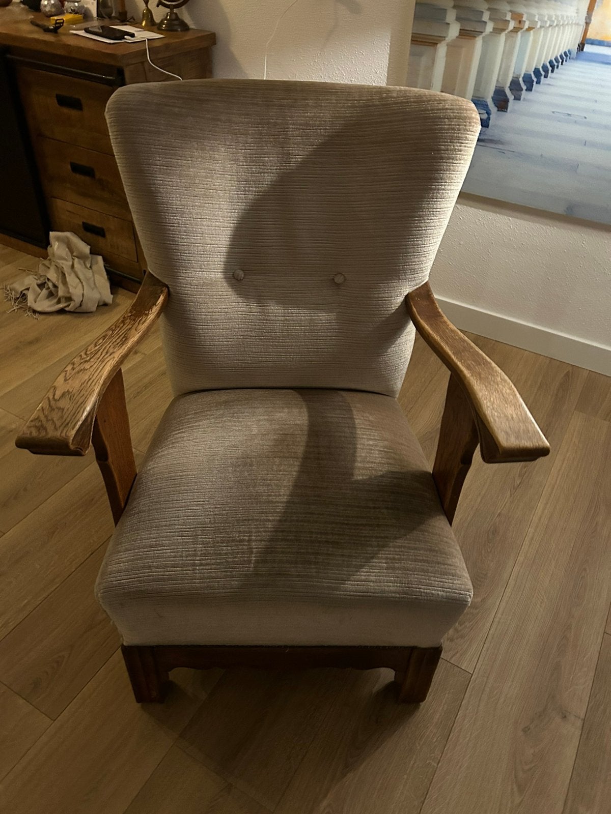 Vintage stoel, Ophalen, Gebruikt, Minder dan 75 cm, Vintage