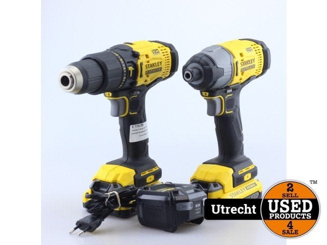 Stanley Fatmax V20 18V Slagmoer + Schroef-/klopboormachine, Stanley, Zo goed als nieuw, Support@stanley.com, 1000 Stanley Drive, New Britain, 
CT 06053
USA