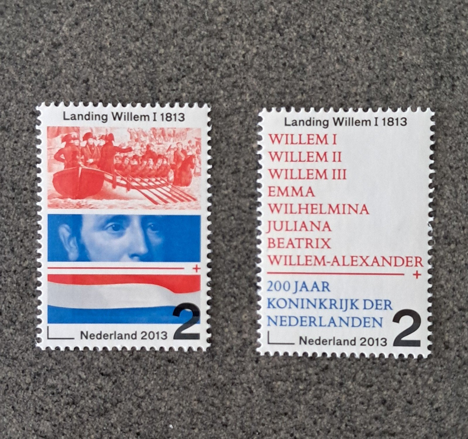 nvph 3133+3134 - 200 jaar Koninkrijk - 2013 postfris, Postzegels en Munten, Postzegels | Nederland, Ophalen of Verzenden, Na 1940