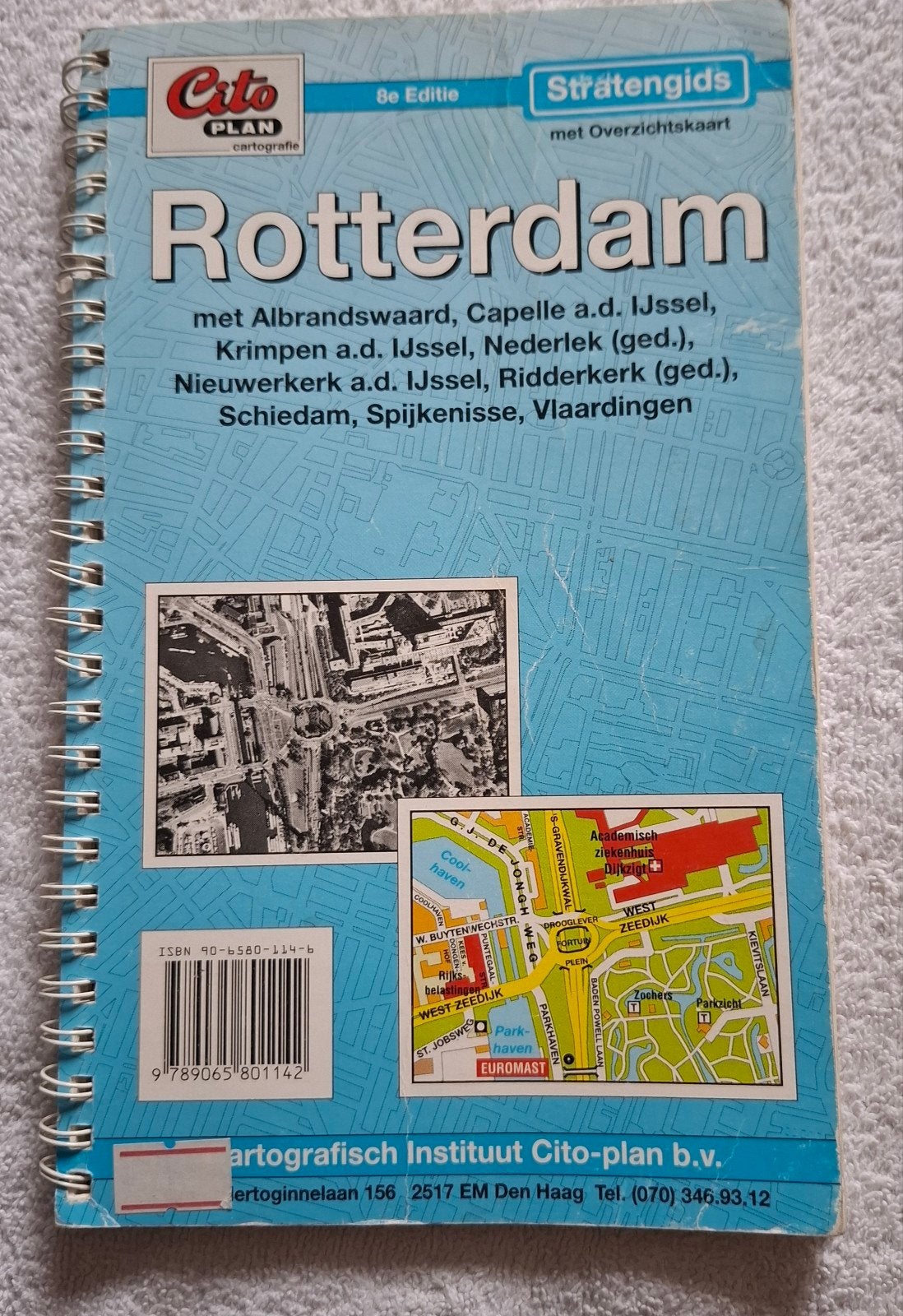 Cito Plan Stratengids Rotterdam e.o. (8e Editie), Ophalen of Verzenden, Reisgids of -boek, Benelux, Cartografisch Instituut Cito-Plan b.v.