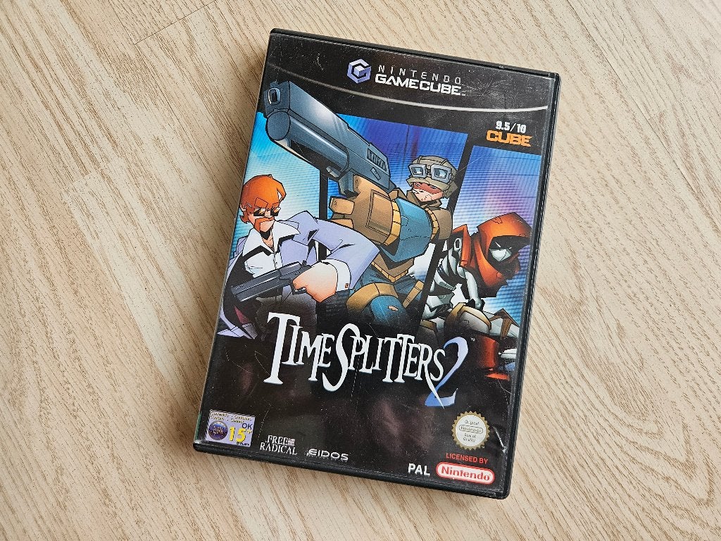 TimeSplitters 2 Compleet (CIB / PAL) - Nintendo GameCube, Gebruikt, Shooter, 1 speler, Ophalen of Verzenden