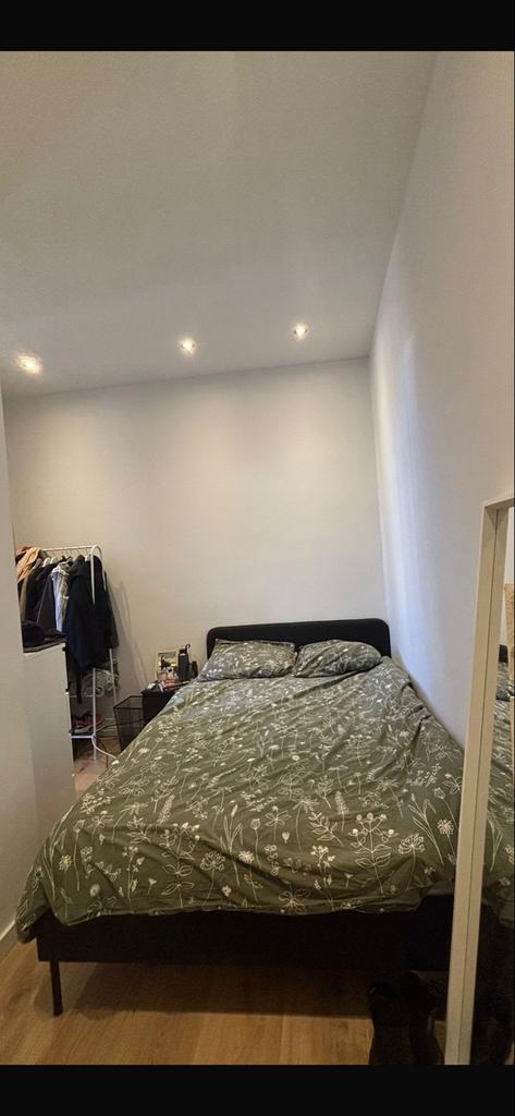 Bed + matras 140x200 cm, Huis en Inrichting, Slaapkamer | Bedden, Ophalen, Gebruikt, Tweepersoons, 140 cm