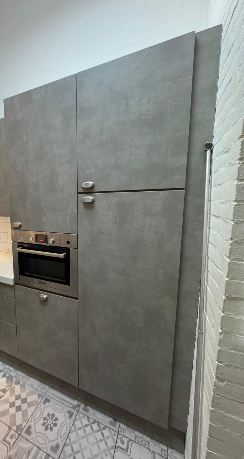 Complete Compacte Hoekkeuken + Apparatuur + GEDEMONTEERD, Huis en Inrichting, Keuken | Complete keukens, Ophalen of Verzenden