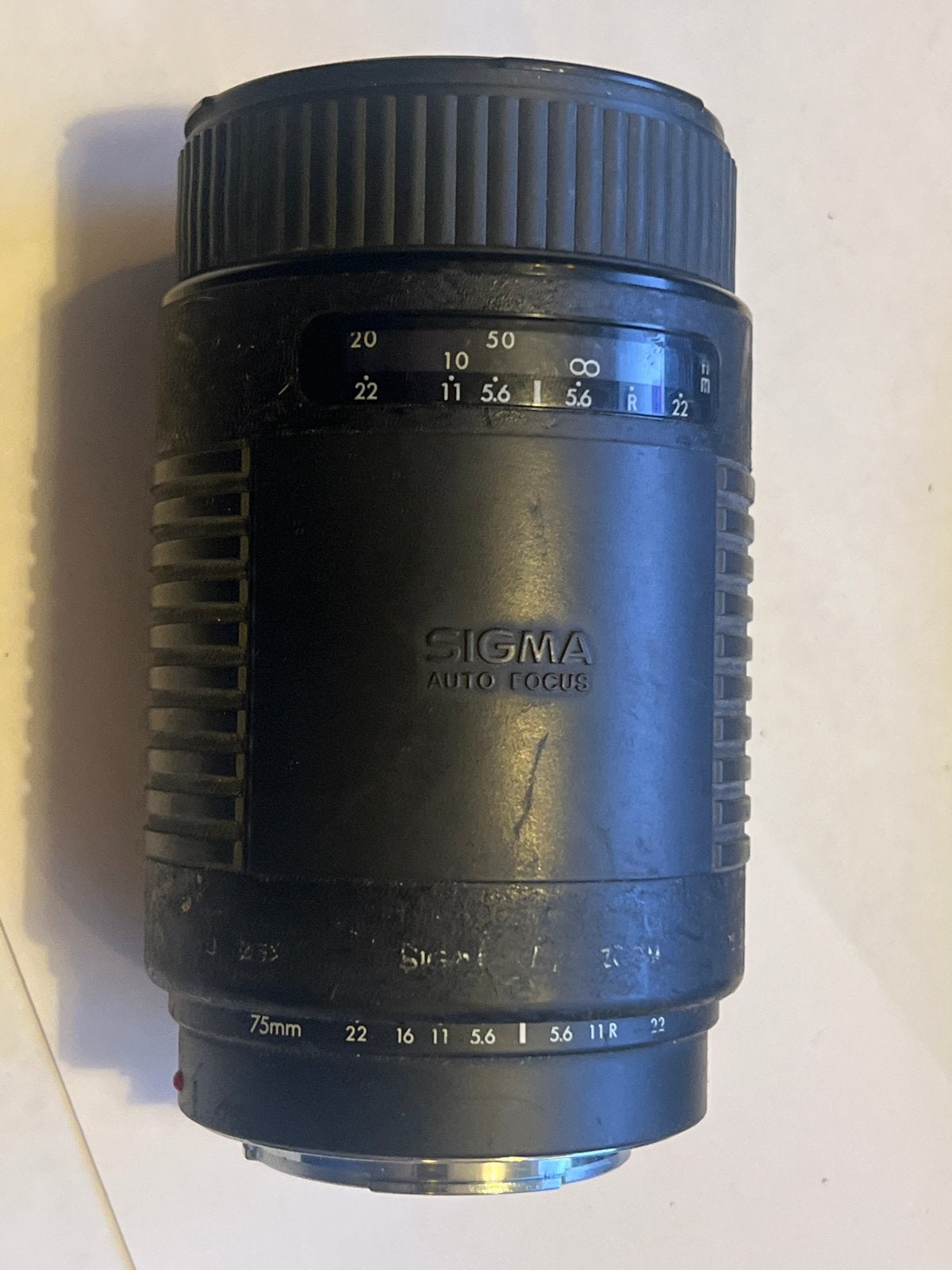 Sigma Auto Focus Zoomlens 75-300 Minolta vatting, Ophalen, Gebruikt, Sigma, Autofocus