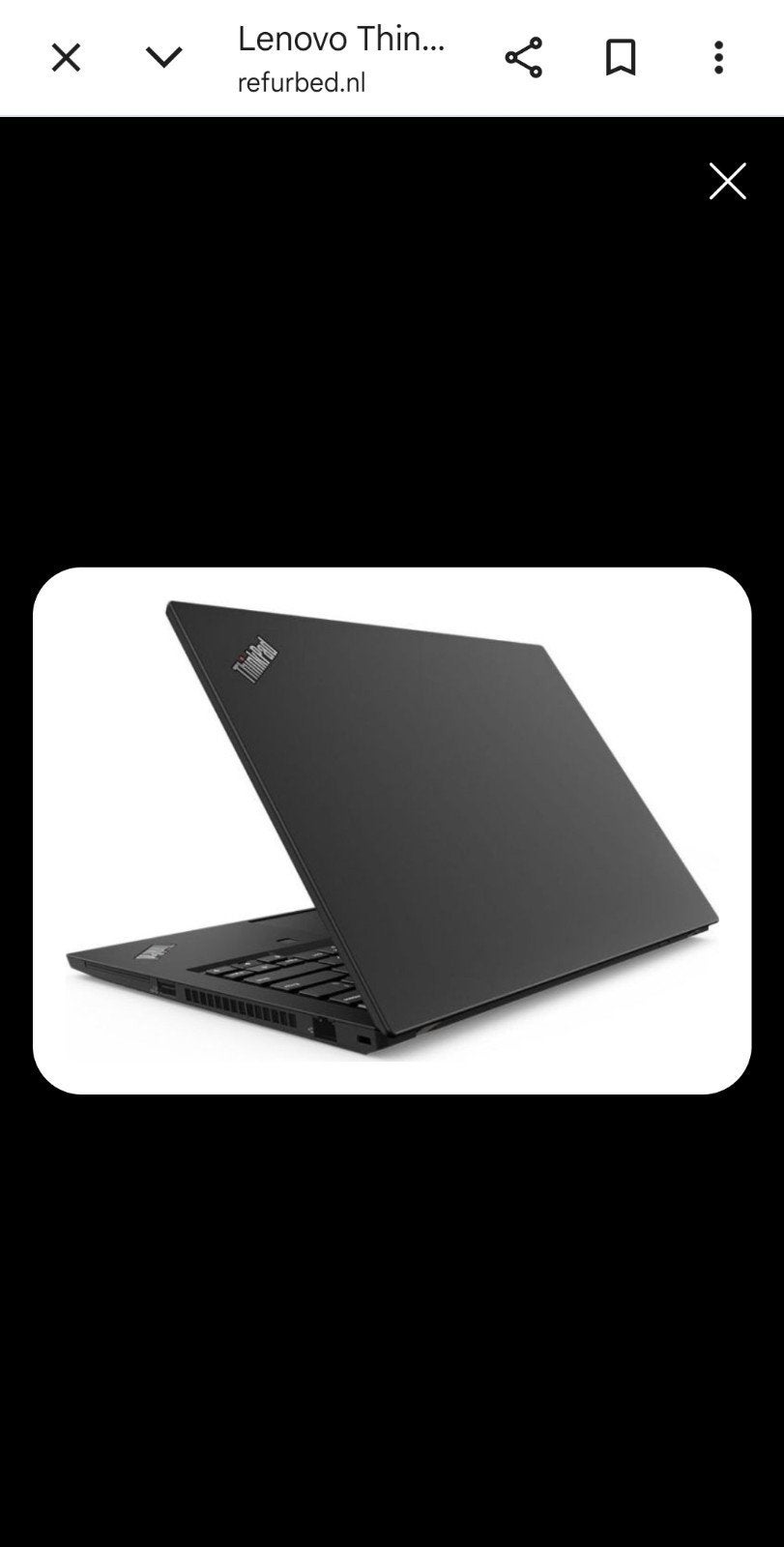 laptop lenovo thinkpad t490, Computers en Software, Ophalen, 14 inch, 2 tot 3 Ghz