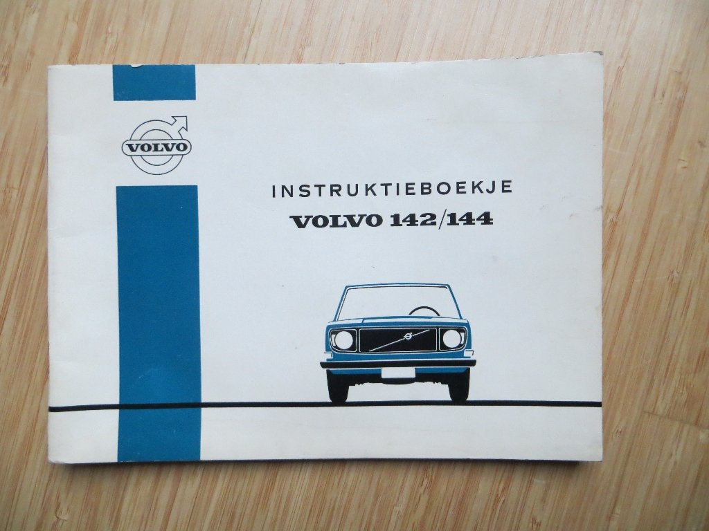 Instructieboek Volvo 140-serie Volvo 142, Volvo 144 1971, Ophalen of Verzenden