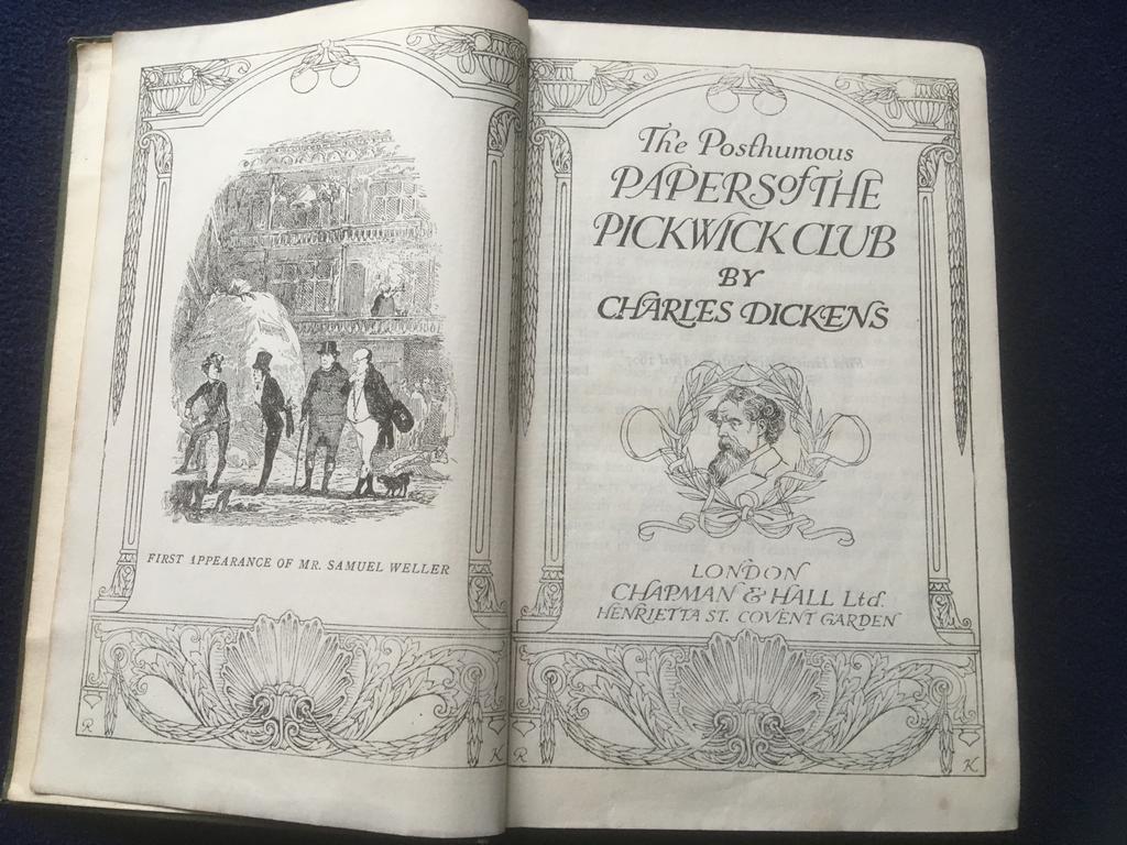 Pickwick papers van Dickens uitgave Chapmann en Hall 1911, Antiek en Kunst, Antiek | Boeken en Bijbels, Ophalen of Verzenden