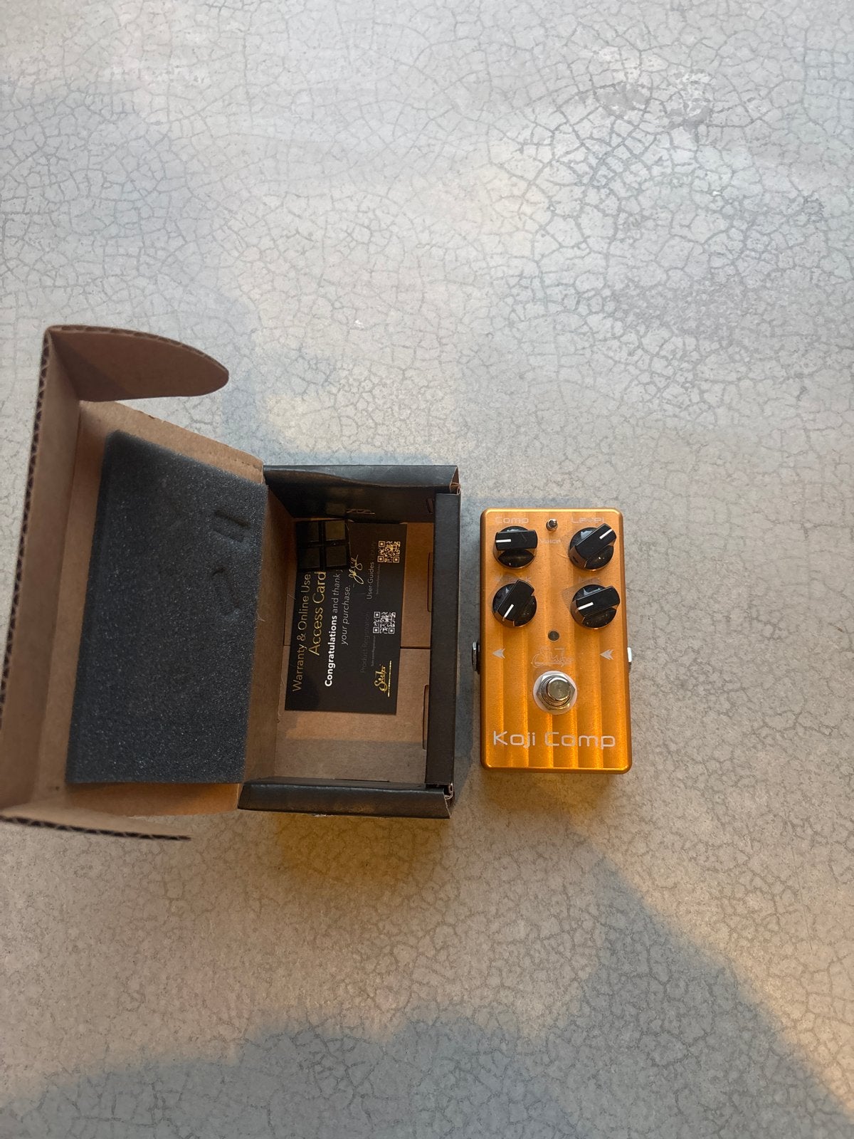 Suhr Koji Comp Compressor Pedaal, Ophalen of Verzenden, Zo goed als nieuw, Compressor