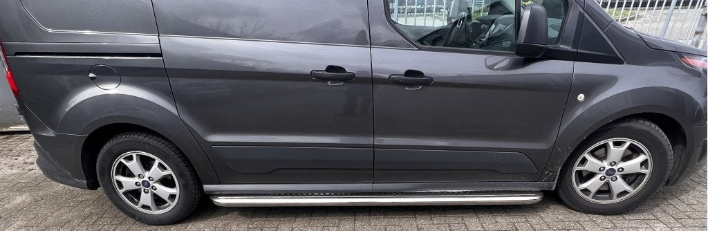 Ford Transit Connect Sidebars met rvs traanplaat, Niet ingevuld, Niet ingevuld, Niet ingevuld