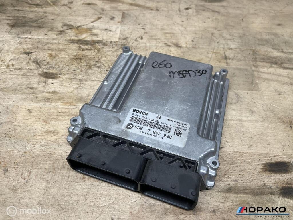 ECU / Motorcomputer BMW 5 serie e6x | 7802266, Gebruikt, Einsteinlaan 5, rijswijk, Bmw, Ophalen of Verzenden