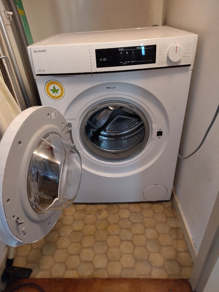 wasmachine Sharp, Ophalen, Handwasprogramma, Zo goed als nieuw, Voorlader