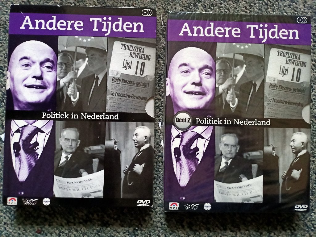 VPRO Andere Tijden: Politiek in Nederland deel 1 en 2, Cd's en Dvd's, Alle leeftijden, Overige genres, Zo goed als nieuw, Complete serie