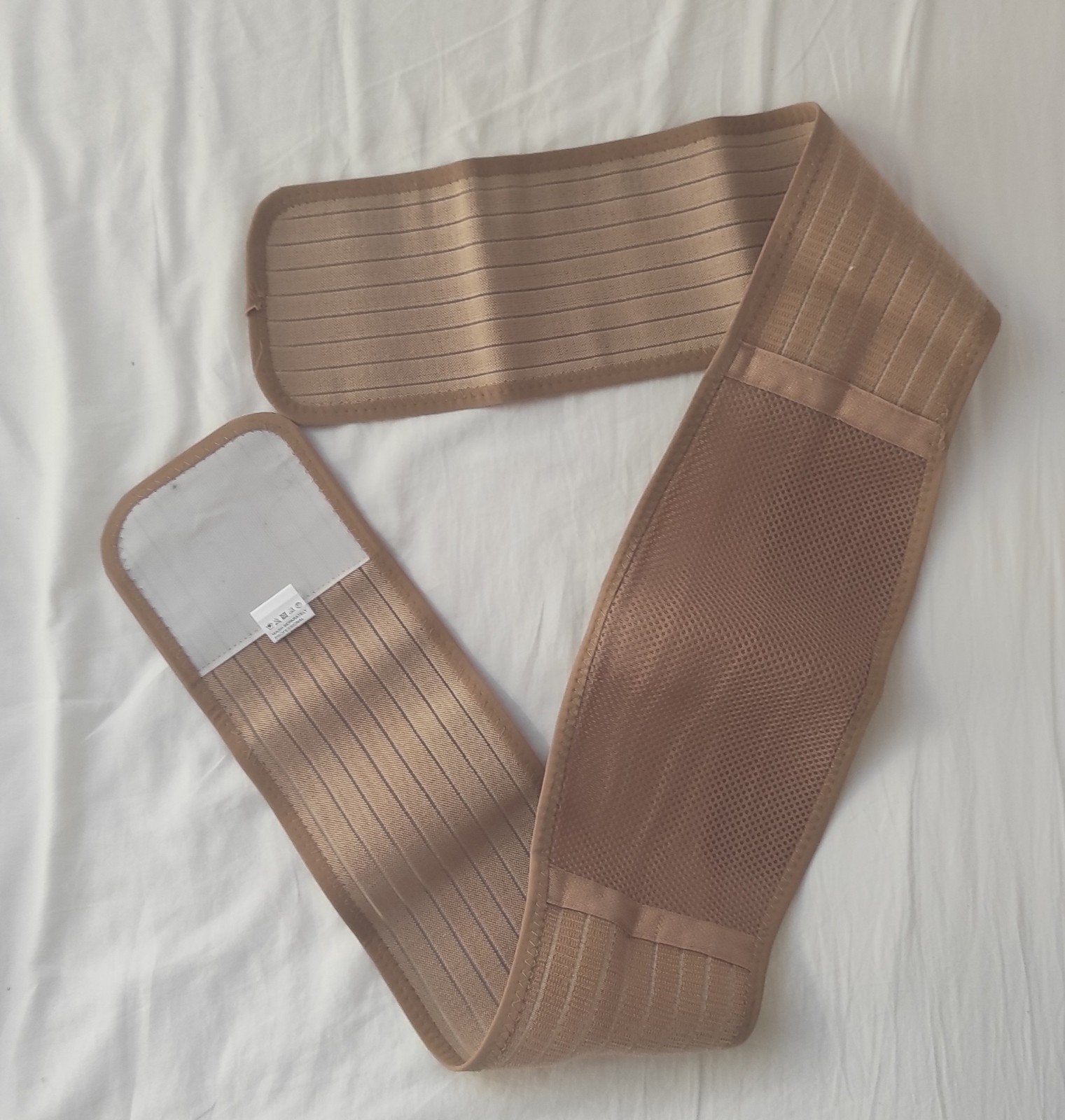 Comfortabele beige zwangerschapsband buikband - als nieuw, Kleding | Dames, Ophalen of Verzenden, Zo goed als nieuw, Beige, Buikband