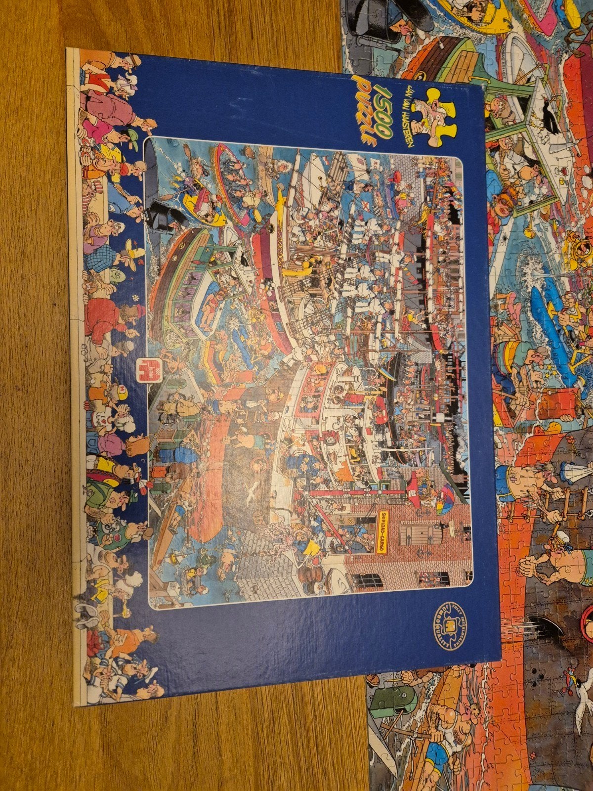 Jan van Haasteren puzzel 1500 stukjes De Haven compleet, Hobby en Vrije tijd, Denksport en Puzzels, Ophalen, 500 t/m 1500 stukjes