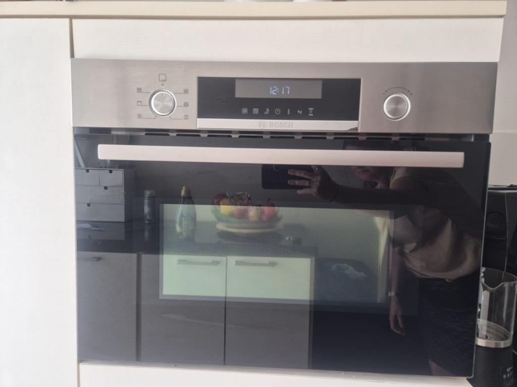 Bosch combi magnetron nismaat 45 cm, Witgoed en Apparatuur, Ophalen, Combimagnetron, Gebruikt, Hete lucht