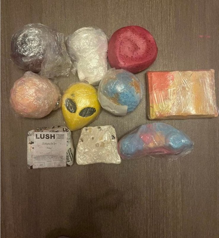 Lush badproducten en zeep, Ophalen of Verzenden, Zo goed als nieuw, Bad & Douche