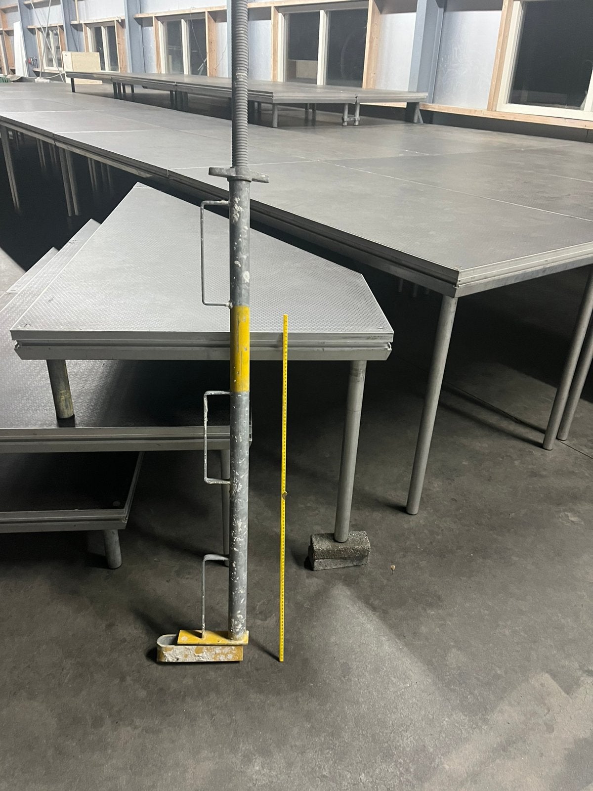 Leuningstaanders tbv randbeveiliging / valbeveiliging, Ophalen, Gebruikt, Overige typen, Minder dan 2 meter