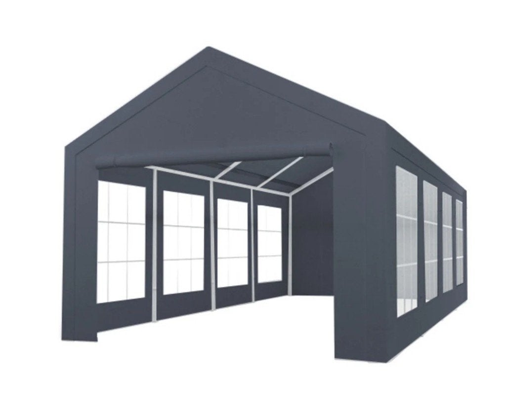 Partytent 4x8m grijs, Tuin en Terras, Partytenten, Ophalen, Opvouwbaar, Partytent, 2 meter of meer