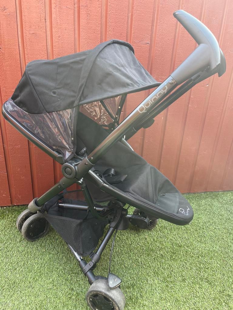 Quinny Zapp Flex buggy - Zwart, Kinderen en Baby's, Ophalen, Gebruikt, Quinny, Verstelbare rugleuning