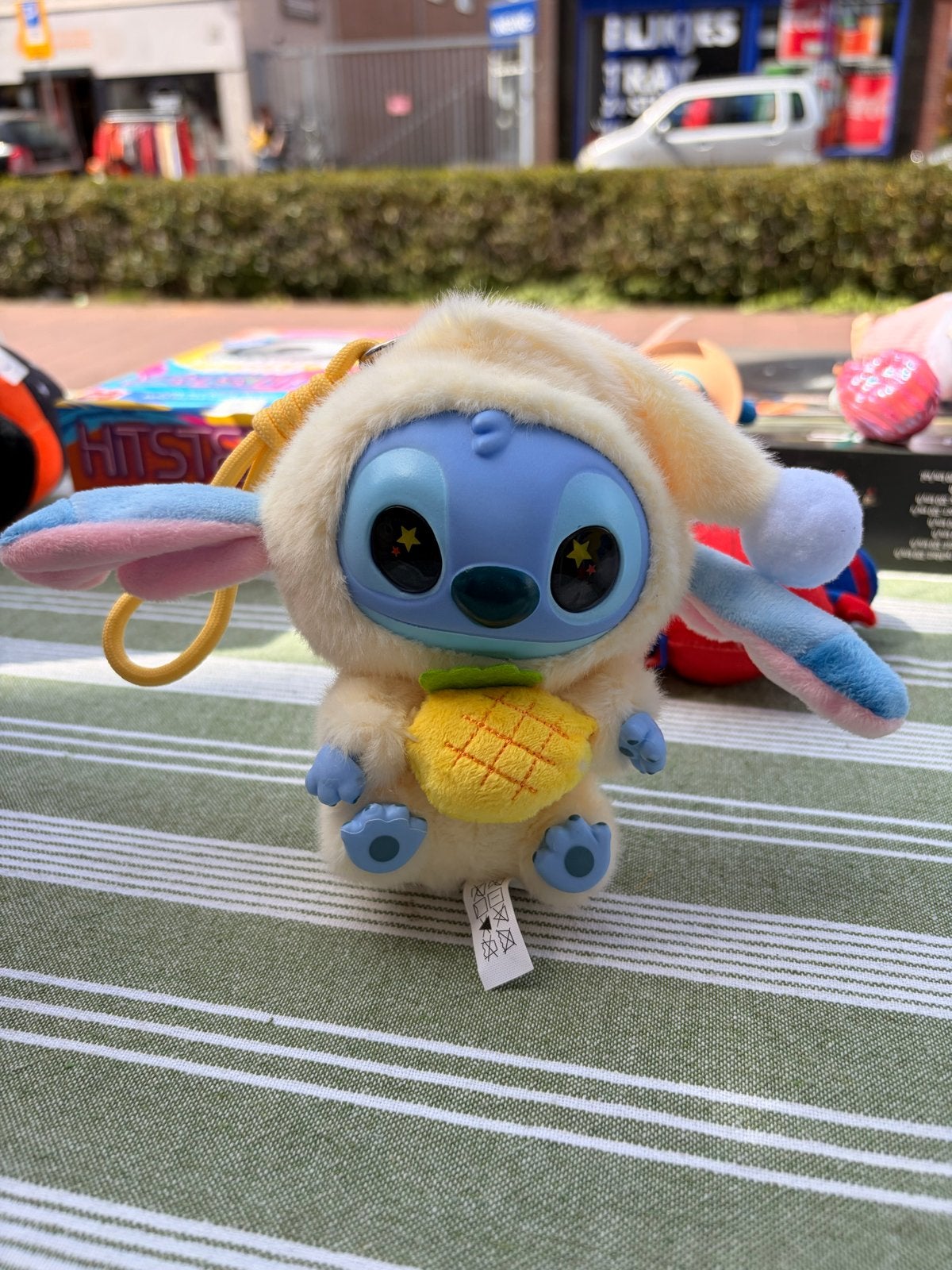 Disney Stitch Knuffel Sleutelhanger, Disney, Overige typen, Blauw, Ophalen of Verzenden