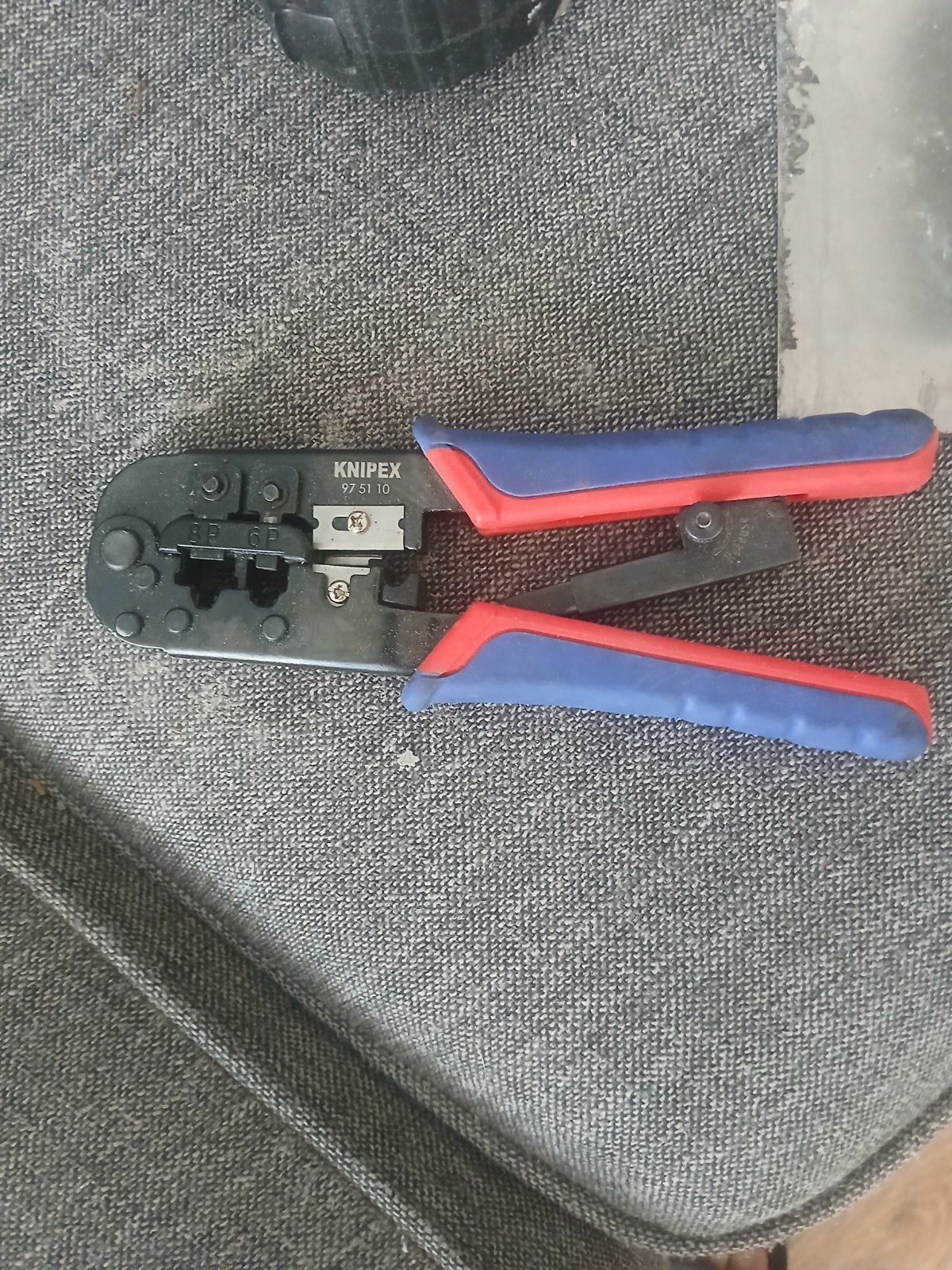 Knipex Krimptang 97 51 10 - RJ10, RJ11, RJ12, RJ45, Ophalen