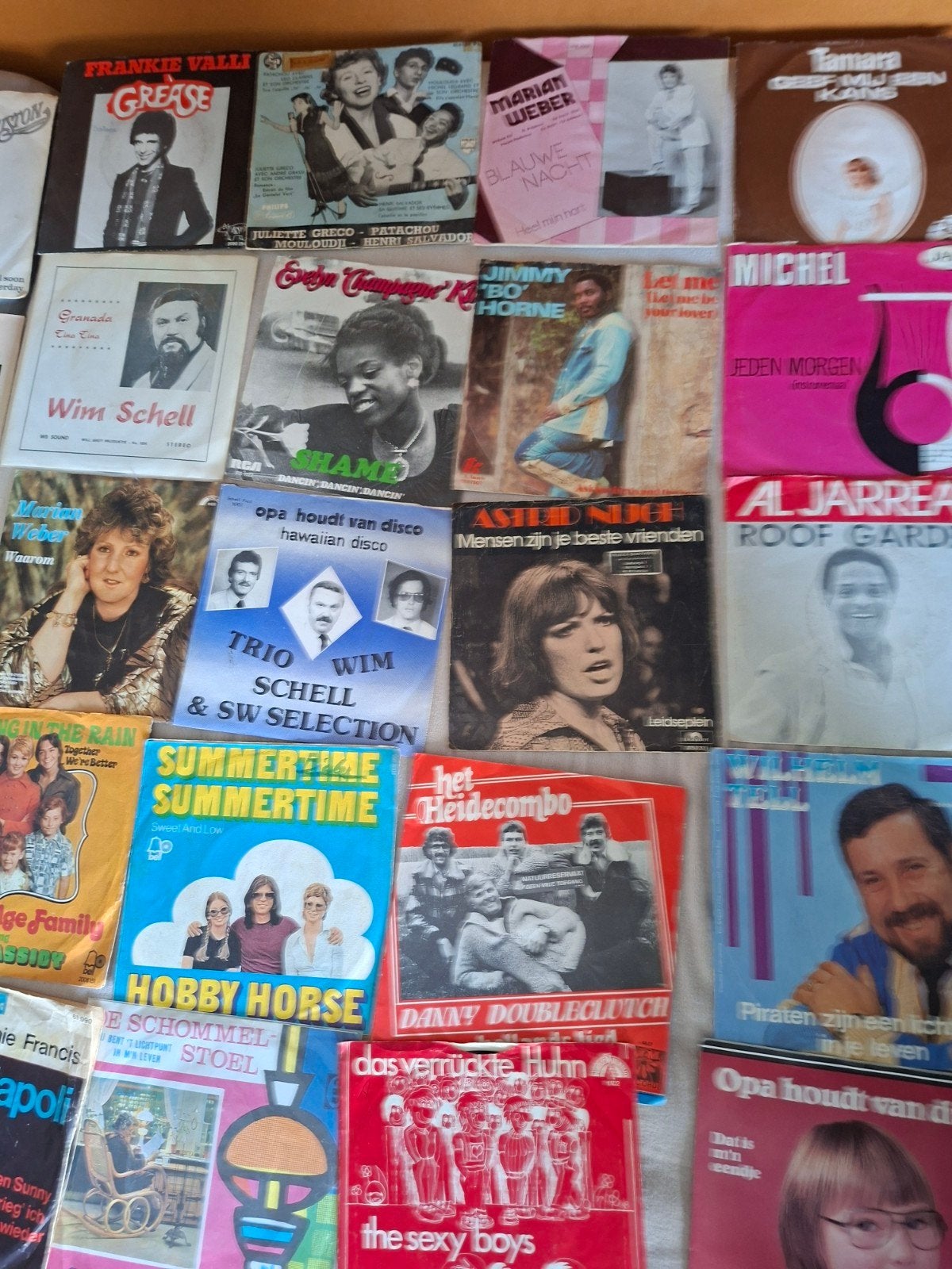 Grote collectie vinyl singles (45 toeren) - Diverse genres, Gebruikt, 7 inch, Ophalen of Verzenden, Pop